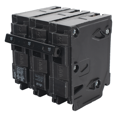 Interruptor automático enchufable tipo QP 3 polos, 15 amp