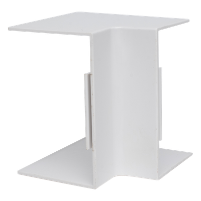 Esquinero Interior Color Blanco de PVC Auto Axtinguible, Para Canaleta TMK-4577 (5520-02001)