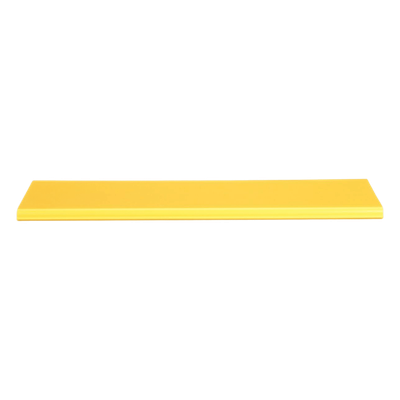 Tapa Con Bisagra a Presión Para Canaleta FiberRunner™ FR6X4YL2, de PVC Rígido, Color Amarillo, 2 m de Largo