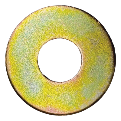 Arandela plana de 1/4\" (6.3 mm) con acabado Tropicalizado, Es Ideal Para Utilizarse al Exterior o Zonas Húmedas