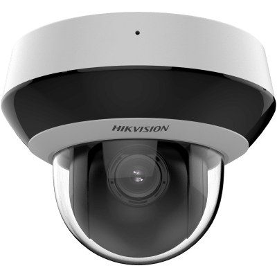 Mini Domo PTZ IP 4 Megapixel / 4X Zoom / Micrófono y Bocina Integrada / ACUSENSE / H.265+ / 20 mts IR EXIR / WDR / PoE / IK10 / IP66 / DarkFighter / / Micro SD