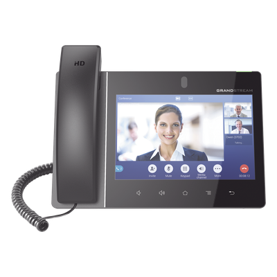 Video teléfono IP empresarial Android con pantalla táctil (1280x800) hasta 16 líneas y 16 cuentas SIP