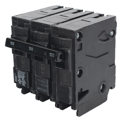 Interruptor automático enchufable tipo QP 3 polos, 100 amp.