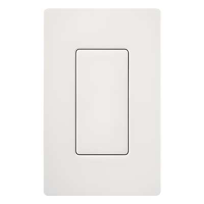 Inserto ciego para cubrir aberturas sin usar en placas de pared estilo designer Claro y Satin Colors, color Snow satinado