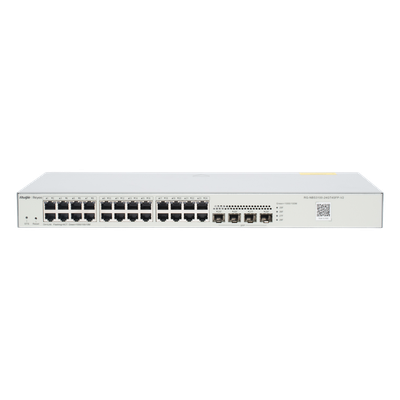 Switch Administrable L2, 24 Puertos Eth 1G, 4 puertos SFP 1G, Administración Remota en la Nube.