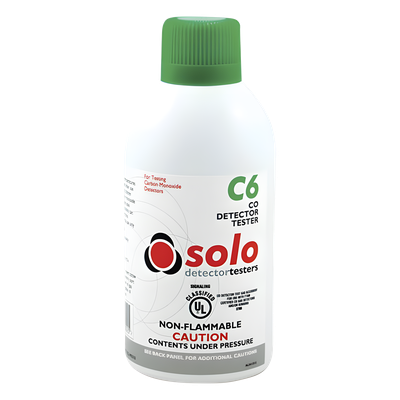 Lata De Gas De Monóxido De Carbono (CO) Genuino Para Prueba De Detectores De CO, Uso Manual o En Dispensadores SOLO-330/SOLO-332, Listado UL