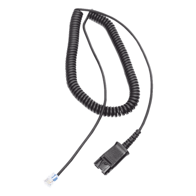 Cable adaptador para diademas modelo HT101, HT201 y HT202 para compatibilidad con teléfonos Grandstream, análogos, digitales, etc.