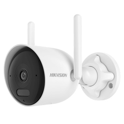 Bala IP 4 Megapixel / Lente 2.8 mm / Dual Light (30 mts IR + 30 mts Luz Blanca) / Wi-Fi / ACUSENSE / Audio Bidireccional (Micrófono y Bocina) / IP66 / dWDR /