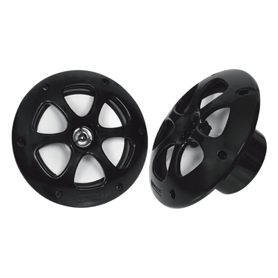 Par de altavoces fabricado en grado marinos en color negro de 6.5\" de 100 W de entrada máxima