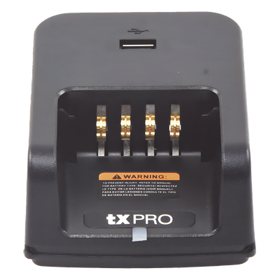 Cargador de Escritorio / 4 Radios Simultáneos / Li-Ion, Ni-MH, Ni-Cd / LED Tricolor / 17V 1.2A