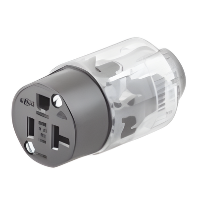 Conector Iluminado 20 A 125 V CA 2 Polos 3 Hilos (Nema 5-20R).