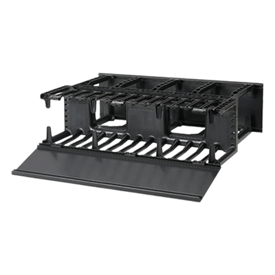Organizador de Cables Horizontal NetManager, Doble (Frontal y Posterior), Para Rack de 19in, 3UR
