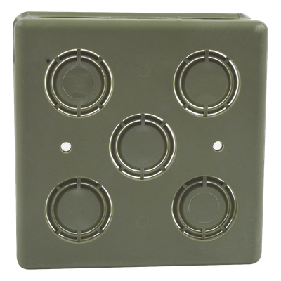 Caja Cuadrada de 1/2\" - 3/4\" para PVC Conduti Pesado.