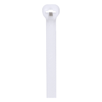 Cincho de Nylon 6.6 Dome-Top® Con Lengüeta de Bloqueo de Acero Inoxidable, 305 mm largo x 4.7mm ancho, Color Natural, Paquete de 100pz