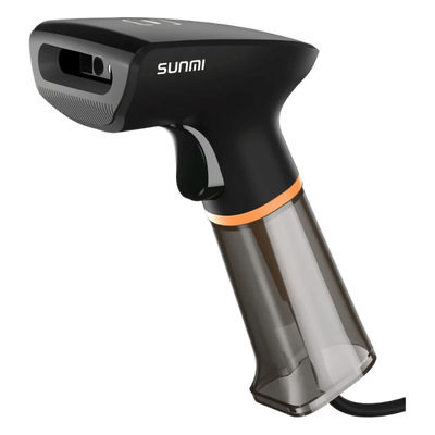 Escáner portátil 2D SUNMI / Sensor de imagen CMOS 640x480 / Precisión de lectura ≥3 mil / Código QR y EAN13 / Plug and Play / Resistente a caídas de 1,2 m / USB tipo A / Sistema operativo multiplat