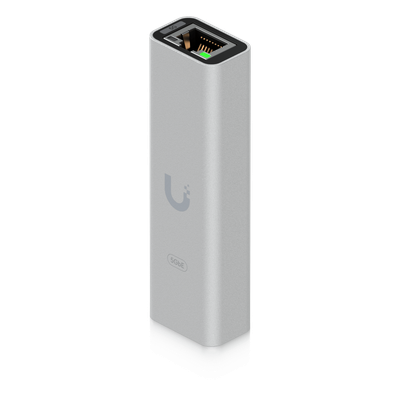 Adaptador USB-C a Ethernet / 5 GbE RJ45 / Indicador de Actividad LAN / Compatible con Mac, Windows y Linux / Construcción en Aluminio y Policarbonato / 38 g (1.3 oz)