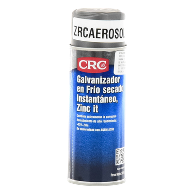 Compuesto Zinc en Aerosol para Retoque de Piezas Galvanizadas por Inmersión en Caliente (386 gr.).