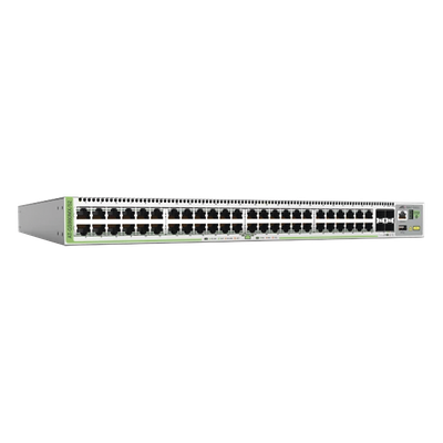 Switch Apilable L3 lite, 48 puertos 10/100/1000-T, 4 puertos SFP+ 10G