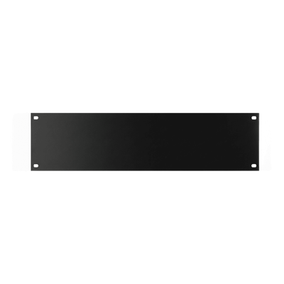 Tapa Ciega para Rack de 19 Pulgadas, 2 UR, Acero Negro