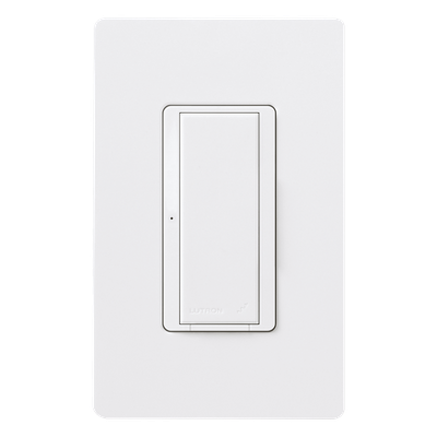 Interruptor electrónico Maestro de encendido/apagado, 8 A en iluminación y motores de 1/4 HP, 120 V, un polo o multilocalización, requiere neutro, para RadioRA 2 y RA2 Select