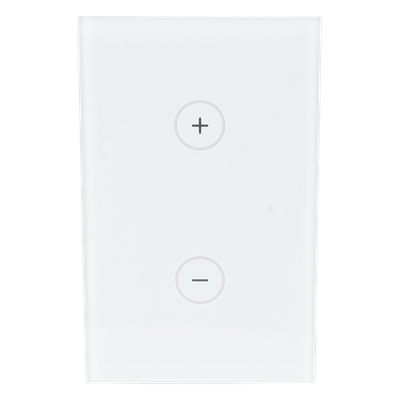 (ZWAVE) Dimmer panel táctil touch inalámbrico Zwave Plus. Compatible con Hubitat HC8, Álula M2M, otros