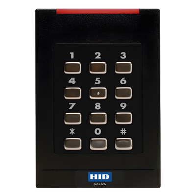 Lector con Teclado 921 PROX HID, EM /iClass SEOS (no clonable) /iClass SE/ iClass SR/ iClass /Mifare Classic, DesFire, Bluetooth/ Garantía de por Vida