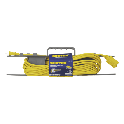 Extensión eléctrica de Uso Rudo 4 metros / 127 V CA 10 A Máximo / Color Amarillo.