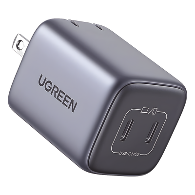 Cargador de 45W serie Nexode Mini | 2 Puertos USB-C de Carga Rápida | Tecnología GaN II | Power Delivery 3.0 | Quick Charge 4.0 | Chip Confiable y Carga Inteligente | Optimiza la Experiencia de Car