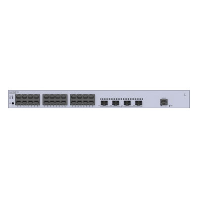 Switch de Distribución/Core Gigabit Administrable Capa 3 / 24 puertos 10/100/1000 Mbps / 4 Puertos 1GE SFP Uplink / ERPS / Rutas Estáticas / iStack / Administración Nube Gratis
