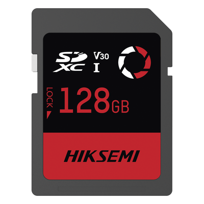 Memoria SD / 128 GB / 180 MB/s Lectura / 150 MB/s Escritura / V30 U3 / Para Drones y Cámaras de Acción / HIKSEMI CAPTURE E30