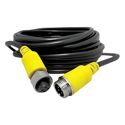 Cable Extensor para Videovigilancia Móvil / 7 m (23 ft) / Conector Aviación / Video Audio Voltaje / Analógico y AHD / 5.5 mm