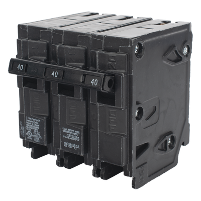 Interruptor automático enchufable tipo QP 3 polos, 40 amp