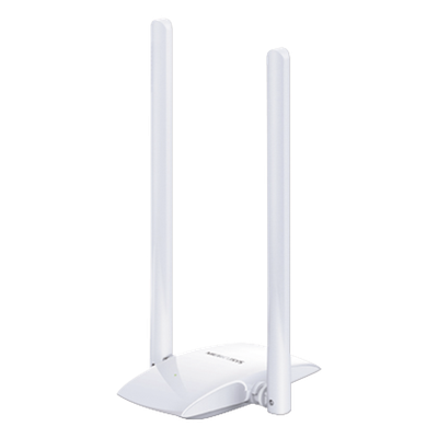 Adaptador Inalámbrico N / Alta Ganancia de 300 Mbps 2.4 GHz / 2 antenas externas de 5 dBi