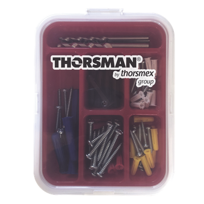 Kit para Sistemas de Fijación en Concreto, Taquetes con doble expansión y guía incluida para fácil instalación (104 piezas)