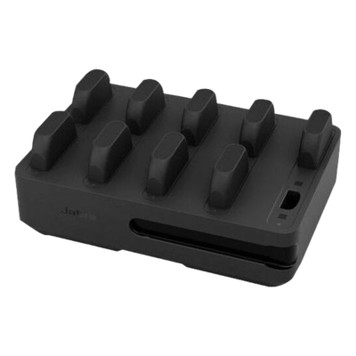 Estación de Carga 10 Bays / Para Jabra Perform 75 / Alimentación 12V / Carga Simultánea Múltiple / LED Indicadores / Certificaciones Internacionales (14217-10))