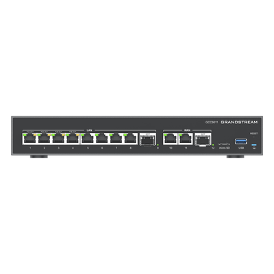 4 en 1: Firewall Nueva Generación, Router, PBX IP, Switch 10 Puertos Gigabit (4 PoE) + 2 Puertos SFP 2.5 Gigabit