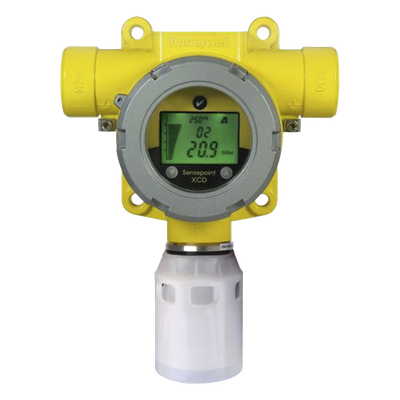 Detector fijo de oxígeno con sensor electroquímico EC, salida 4-20 mA y Modbus, para atmósferas potencialmente explosivas