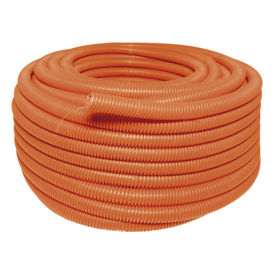 Manguera Poliducto Corrugado 3/4\" x 50 m, Con Guía, Polietileno Alta Densidad HDPE, Resistente a Intemperie.
