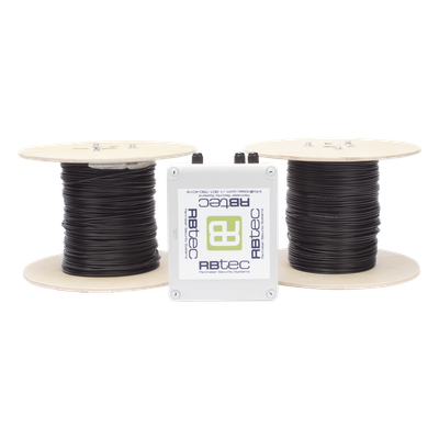 MICALERT Cable Sensor para Paredes, Rejas Rigidas o barandales / 2 zonas de 305 metros / 610 Metros de Protección Total/Tarjeta LPU400/Calibración via software