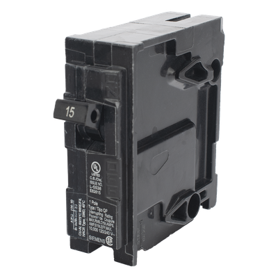 Interruptor automático enchufable tipo QP 1 polo, 15 amp.