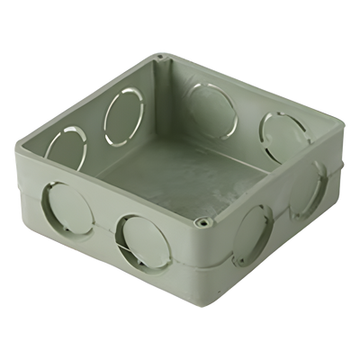 Caja Cuadrada de 1/2\" para Instalaciones de PVC Conduit Pesado.