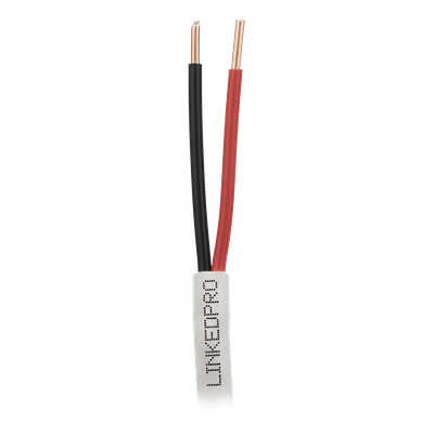 Bobina de Cable 305 Metros (1000 Pies): 6 x 22 AWG, Color Blanco, CMR, Para Sistemas de Seguridad y Alarmas