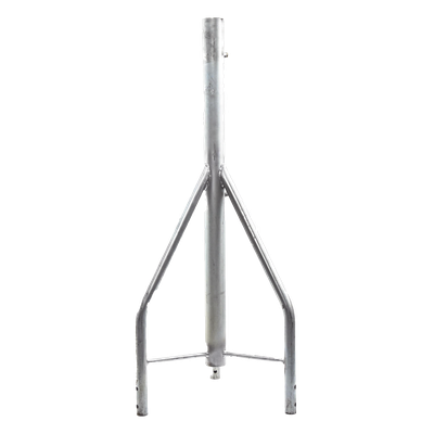Tramo de Remate / Copete, tubo industrial 1 1/4\" con tubo central 2 3/8\", galvanizado por electrólisis.