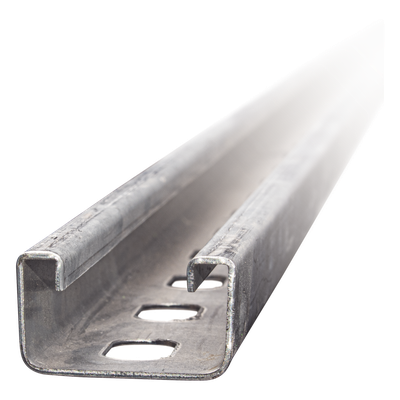 Unicanal Perforado 4 X 2 cm X 3 m / Calibre 16 / Galv. Electrolítico