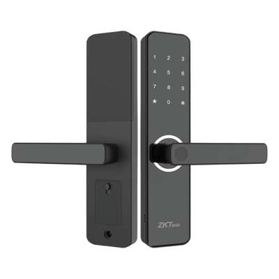 Cerradura Inteligente / Huella Digital y Wi-Fi / Mortise Europeo DIN / 300 Usuarios / App ZSmart / Carga Emergencia Micro-USB