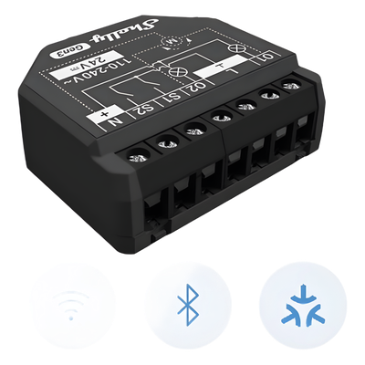 Apagador inteligente Wifi 2.4 / 2 canales Para apagador doble / 10A por canal / Compatible con asistentes de voz
