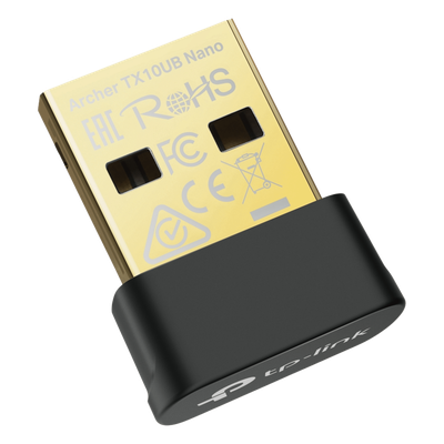 Adaptador USB Nano Wi-Fi 6 / Dual Band 600 Mbps en 5 GHz / 287 Mbps en 2.4 GHz / Bluetooth 5.3 BLE / WPA3 / Driver Pre-Cargado / 802.11ax