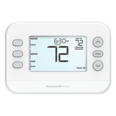 Termostato programable FocusPRO P200 para sistemas de bomba de calor 3H/2C o convencionales 2H/2C, con calefacción radiante y combustible dual