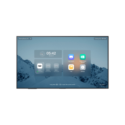 Pantalla Profesional Yealink de 65\" MD-65 para Salas de Juntas, con Integración a MeetingBars y Control Inteligente