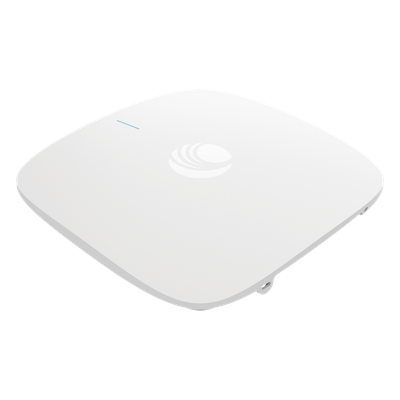 Punto de Acceso Empresarial Wi-Fi 6/6E XE3-4 / 3 Radios (2.4, 5 y 6 GHz) Definidos por Software (SDR) / Hasta 1,500 Clientes / Gestión desde la Nube cnMaestro / Seguridad WPA3 / Montaje en Techo o